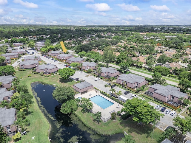 7678 Courtyard Run W, Boca Raton, FL 33433 - aerial view of residential area with a nearby body of water and a pool