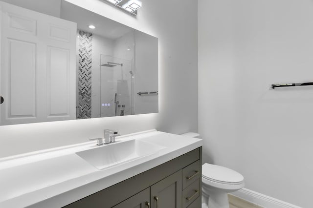 6365 Bella Cir Unit 705, Boynton Beach, FL 33437 - full bath featuring a shower stall, vanity, and toilet