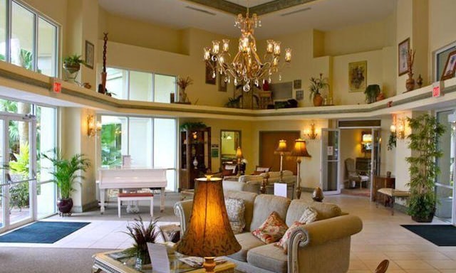590 NW Cortina Ln, Port Saint Lucie, FL 34986 - lobby featuring a high ceiling