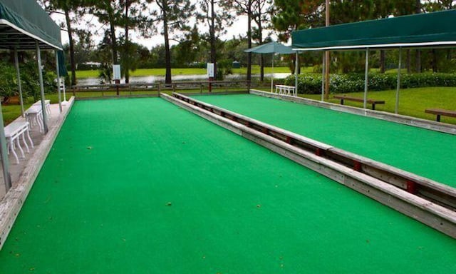 590 NW Cortina Ln, Port Saint Lucie, FL 34986 - view of community featuring a bocce ball area
