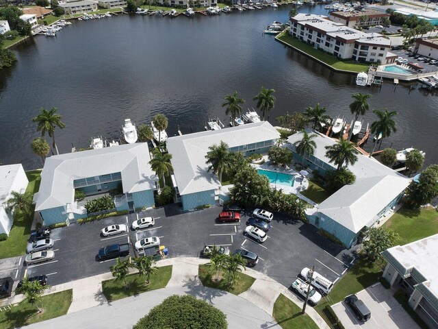 400 Northlake Ct Unit 201, North Palm Beach, FL 33408 - drone / aerial view of a nearby body of water and a pool