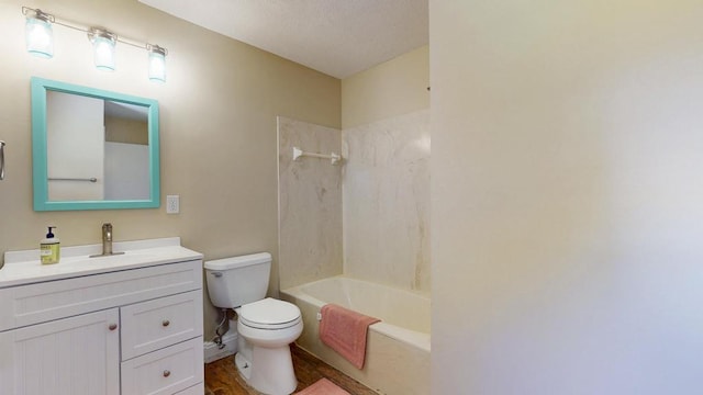 2569 SE Grand Dr, Port Saint Lucie, FL 34952 - full bath with toilet, vanity, and a combined bath / shower with marble appearance
