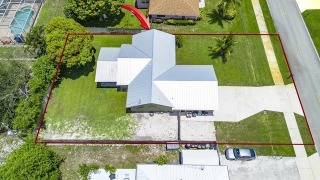 2569 SE Grand Dr, Port Saint Lucie, FL 34952 - aerial view of property's location with property boundaries highlighted