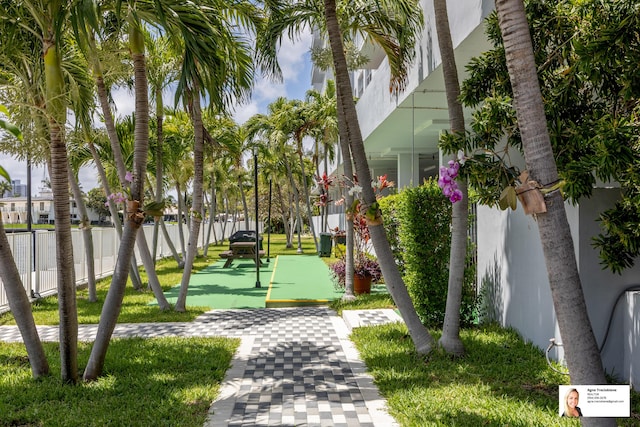 137 Golden Isles Dr Unit 804, Hallandale Beach, FL 33009 - view of home's community featuring shuffleboard