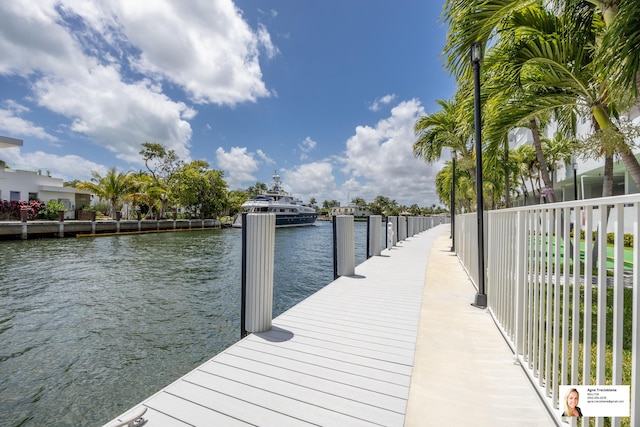 137 Golden Isles Dr Unit 804, Hallandale Beach, FL 33009 - dock featuring a water view