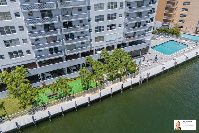 137 Golden Isles Dr Unit 804, Hallandale Beach, FL 33009 - view of apartment building / complex with a water view