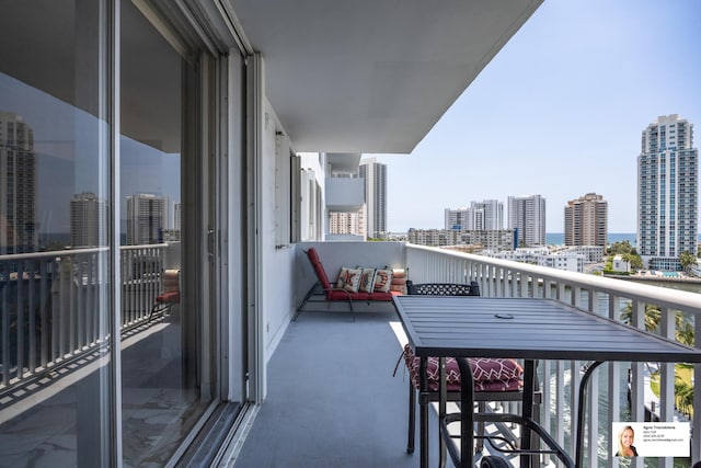 137 Golden Isles Dr Unit 804, Hallandale Beach, FL 33009 - balcony with a city view