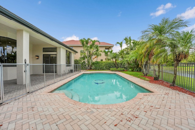 10523 Vignon Ct, Wellington, FL 33449 - view of pool with a patio area
