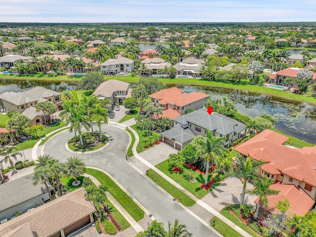 10523 Vignon Ct, Wellington, FL 33449 - aerial perspective of suburban area featuring a nearby body of water