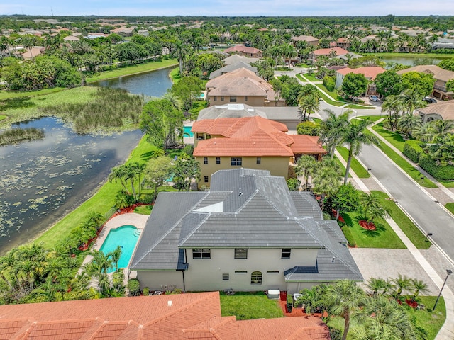 10523 Vignon Ct, Wellington, FL 33449 - aerial perspective of suburban area featuring a large body of water