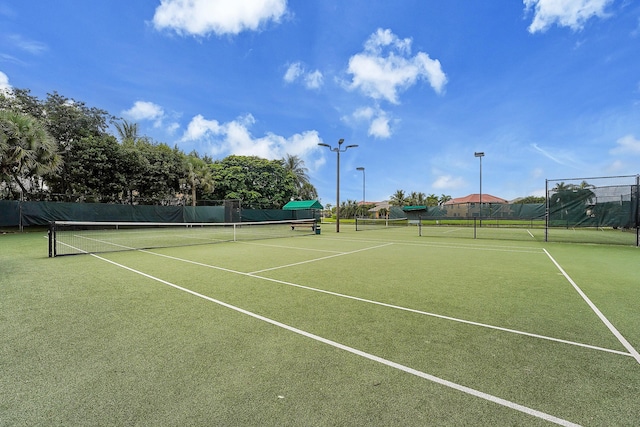 10523 Vignon Ct, Wellington, FL 33449 - view of tennis court