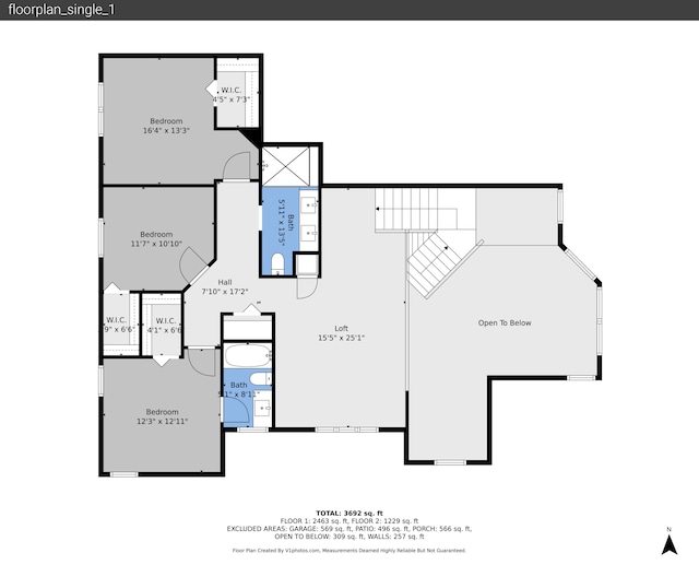 10523 Vignon Ct, Wellington, FL 33449 - home floor plan