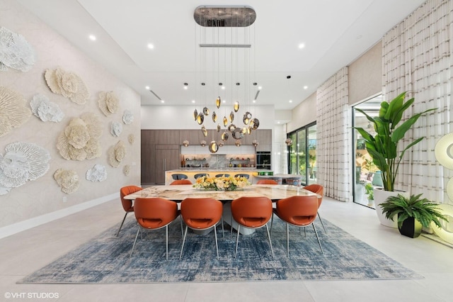 8533 N Native Dancer Rd, Palm Beach Gardens, FL 33418 - dining room featuring recessed lighting