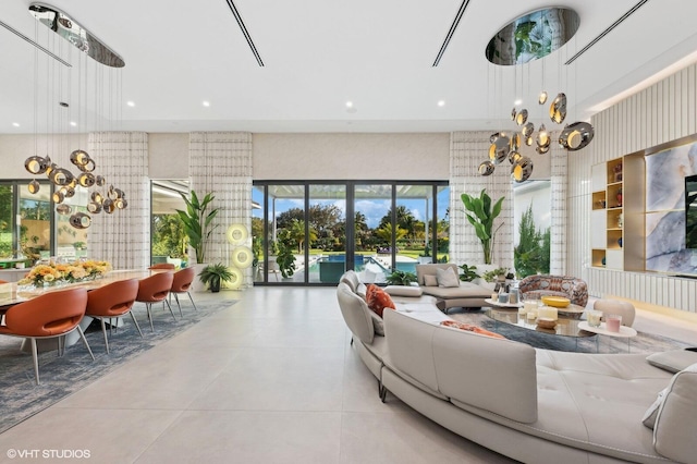 8533 N Native Dancer Rd, Palm Beach Gardens, FL 33418 - lobby with recessed lighting