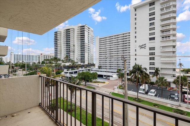 1009 N Ocean Blvd Unit 510, Pompano Beach, FL 33062 - balcony featuring a city view