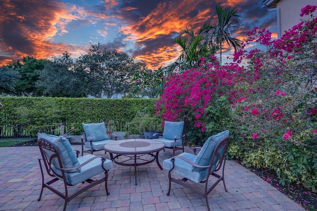 146 Magnolia Way, Tequesta, FL 33469 - view of patio / terrace featuring an outdoor hangout area