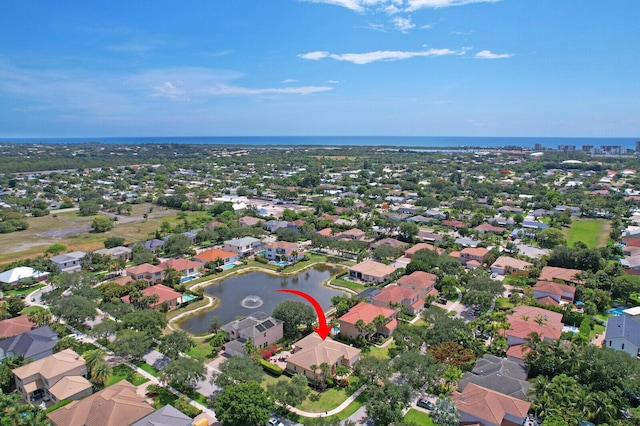 146 Magnolia Way, Tequesta, FL 33469 - aerial view of property's location with a large body of water and nearby suburban area