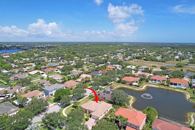 146 Magnolia Way, Tequesta, FL 33469 - aerial perspective of suburban area with a large body of water
