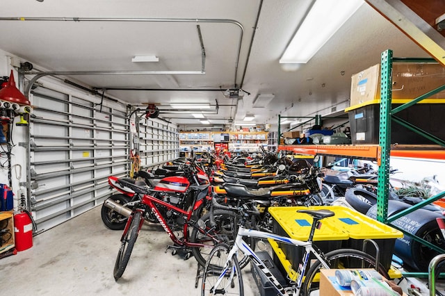 6935 Pioneer Rd, West Palm Beach, FL 33413 - garage featuring a garage door opener