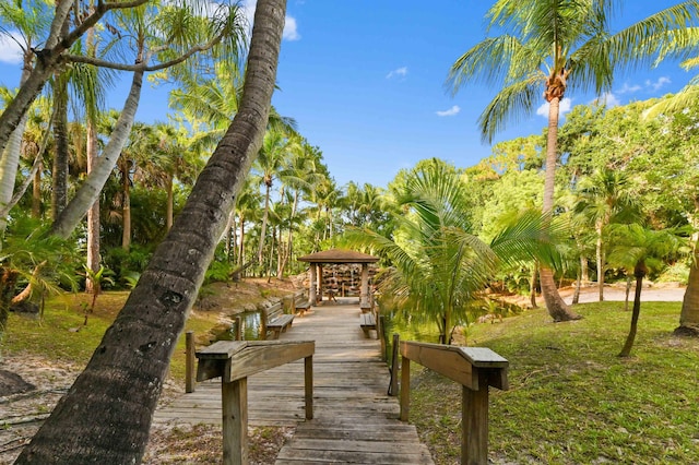 6935 Pioneer Rd, West Palm Beach, FL 33413 - view of home's community with a gazebo