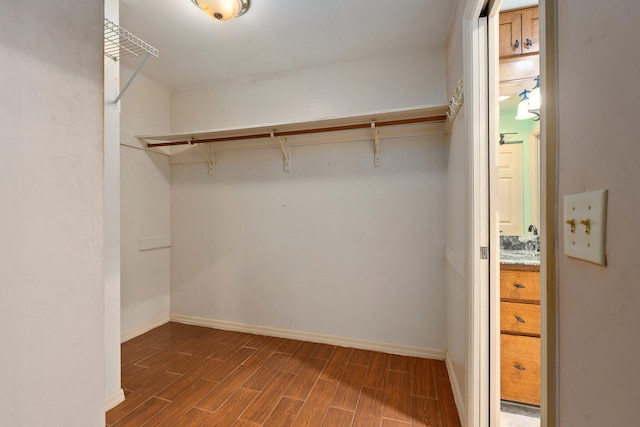 4904 River Pl, Fort Pierce, FL 34982 - walk in closet with wood finished floors