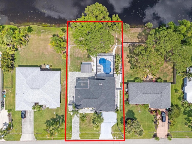 2471 SE Leithgow St, Port Saint Lucie, FL 34952 - aerial overview of property's location with property parcel outlined