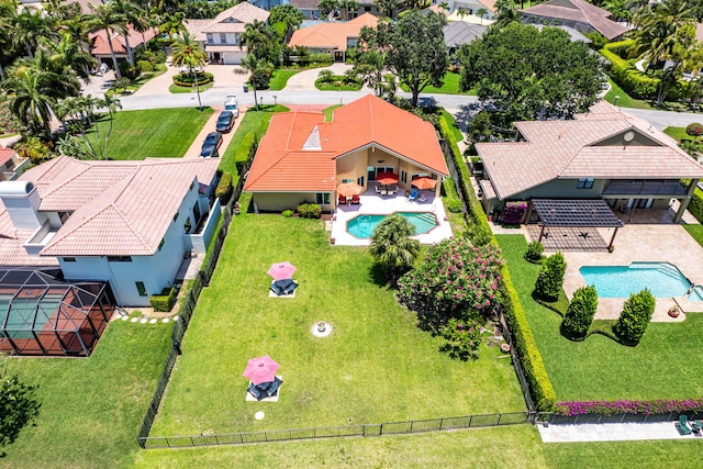 5986 Vista Linda Ln, Boca Raton, FL 33433 - aerial perspective of suburban area with a pool area