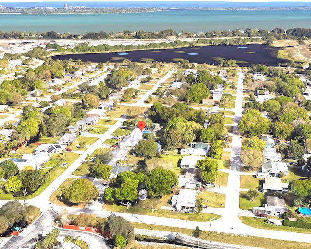 213 Osceola Ave, Fort Pierce, FL 34982 - aerial view of property and surrounding area featuring nearby suburban area and a nearby body of water
