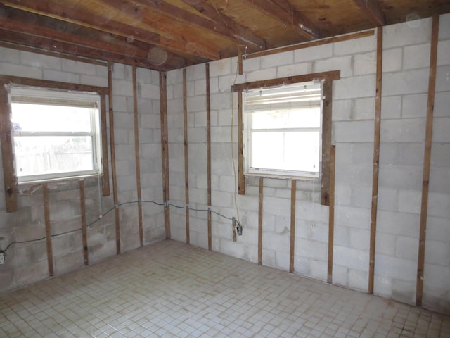 213 Osceola Ave, Fort Pierce, FL 34982 - below grade area with concrete block wall