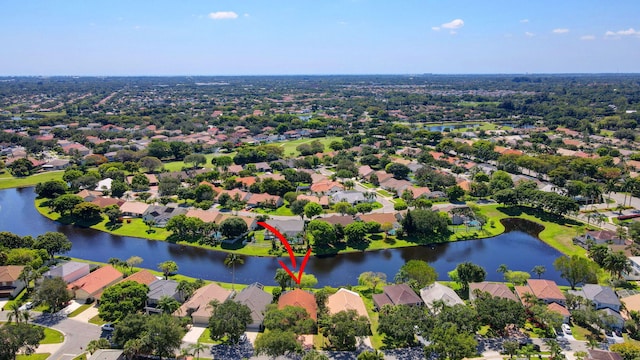 6690 Remington Pl, Lake Worth, FL 33463 - aerial perspective of suburban area featuring a nearby body of water