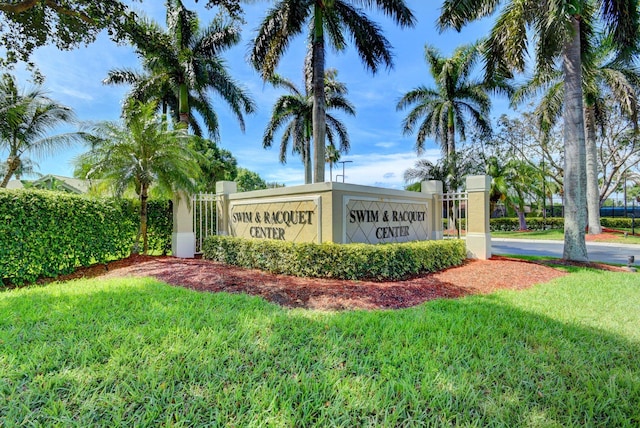 6690 Remington Pl, Lake Worth, FL 33463 - community sign featuring a yard
