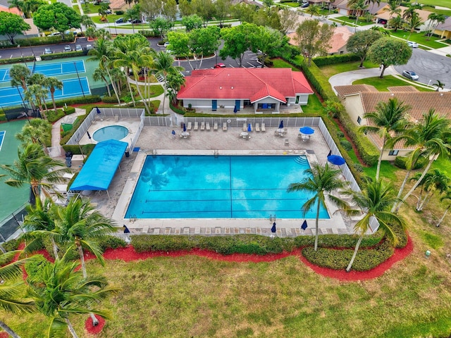 6690 Remington Pl, Lake Worth, FL 33463 - aerial view of a pool