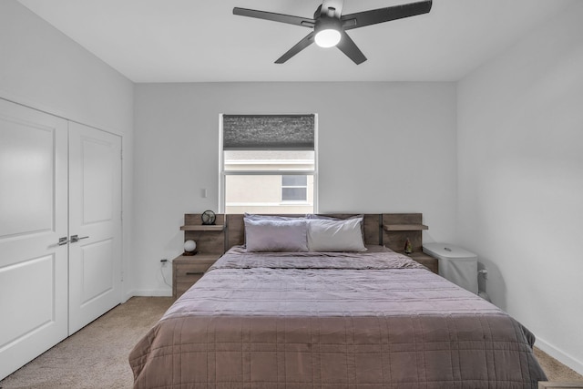 460 Ne 4th Lane End Unit E Of Us1And Tp, Florida City, FL 33034 - carpeted bedroom featuring baseboards, a ceiling fan, and a closet
