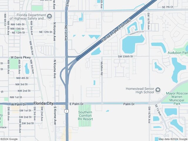 460 Ne 4th Lane End Unit E Of Us1And Tp, Florida City, FL 33034 - map of property location