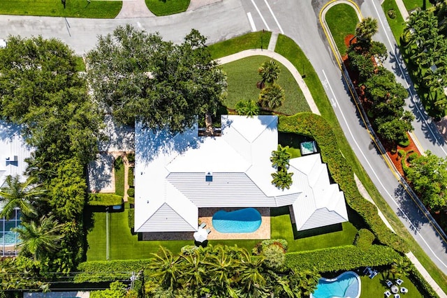 999 Elderberry Way, Boca Raton, FL 33486 - drone / aerial view of a pool area