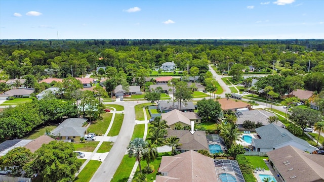 14244 Horseshoe Trce, Wellington, FL 33414 - aerial view of residential area featuring a forest