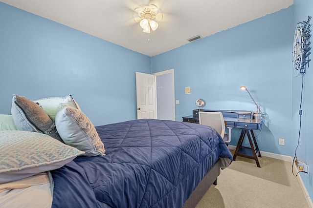756 SW Pelican Cv, Port Saint Lucie, FL 34986 - carpeted bedroom featuring baseboards and a ceiling fan