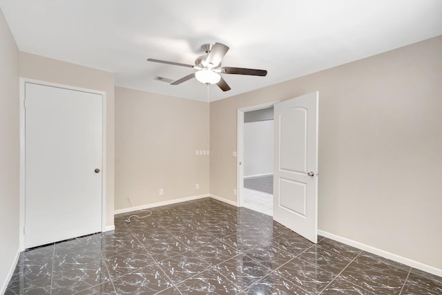82 Baytree Cir, Boynton Beach, FL 33436 - empty room featuring ceiling fan and baseboards