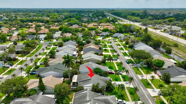82 Baytree Cir, Boynton Beach, FL 33436 - aerial perspective of suburban area