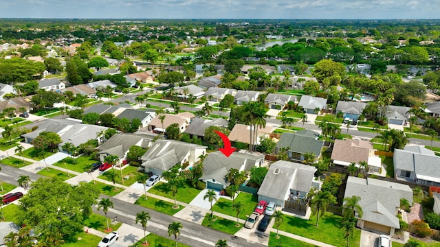 82 Baytree Cir, Boynton Beach, FL 33436 - aerial view of property and surrounding area with nearby suburban area