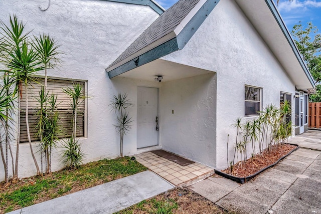 82 Baytree Cir, Boynton Beach, FL 33436 - entrance to property featuring stucco siding