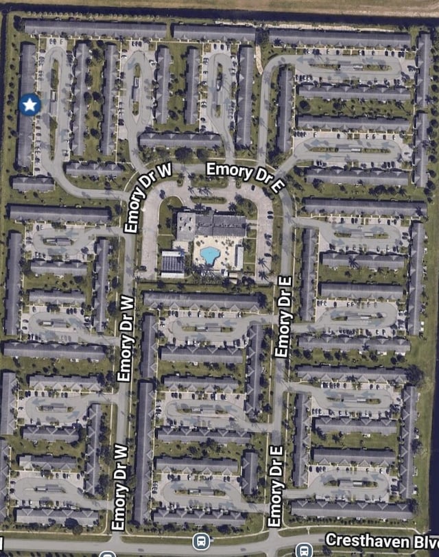 2597 Emory Dr W Unit G, West Palm Beach, FL 33415 - map of property location