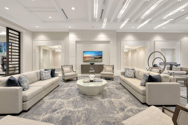 11454 SW Hawkins Ter, Port Saint Lucie, FL 34987 - living area featuring recessed lighting
