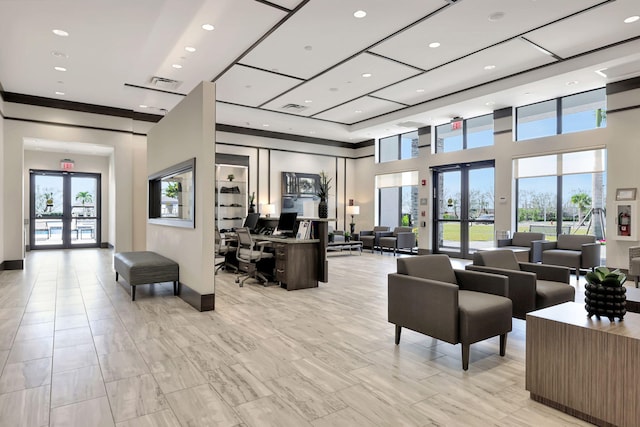 11454 SW Hawkins Ter, Port Saint Lucie, FL 34987 - community lobby featuring recessed lighting