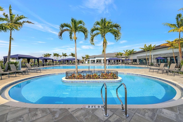 11454 SW Hawkins Ter, Port Saint Lucie, FL 34987 - community pool with a gazebo