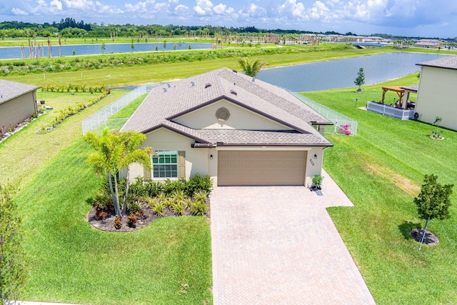 956 Bent Creek Dr, Fort Pierce, FL 34947 - view of subject property with a large body of water