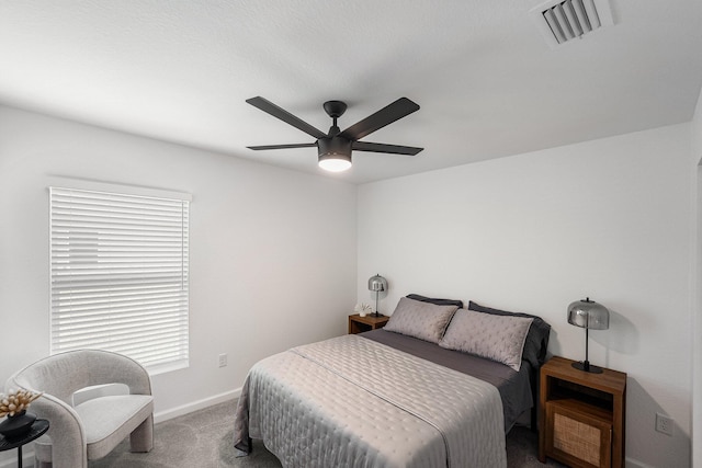 956 Bent Creek Dr, Fort Pierce, FL 34947 - carpeted bedroom featuring baseboards and a ceiling fan