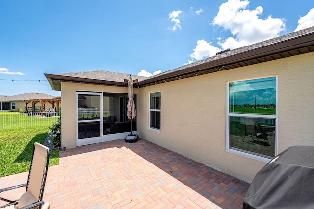 956 Bent Creek Dr, Fort Pierce, FL 34947 - view of patio with a grill