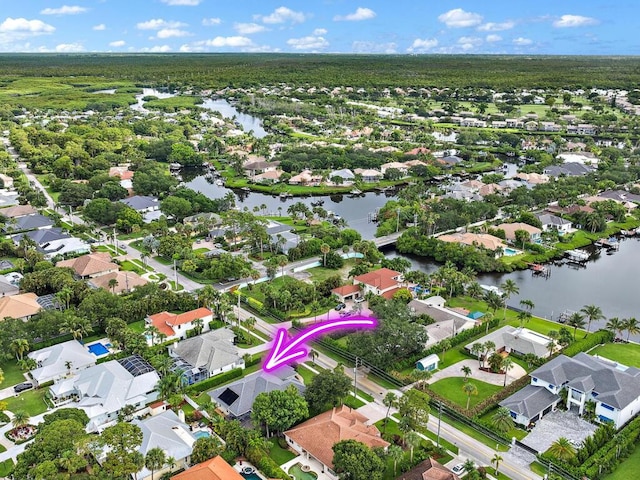 18974 SE Jupiter River Dr, Jupiter, FL 33458 - aerial view of residential area featuring a nearby body of water