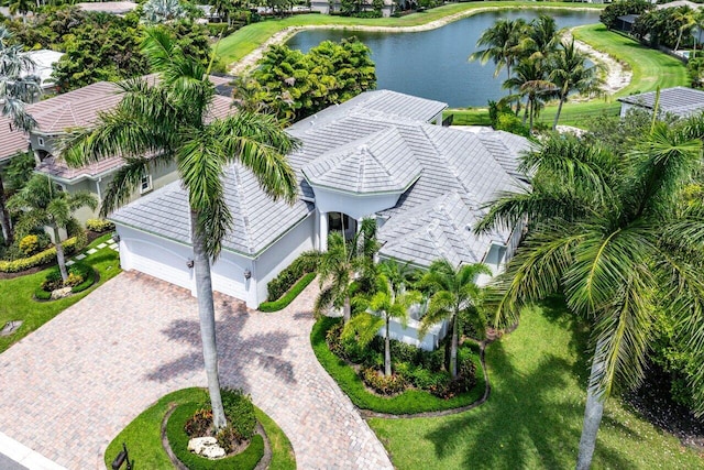 206 Via Emilia, Palm Beach Gardens, FL 33418 - view from above of property with a large body of water
